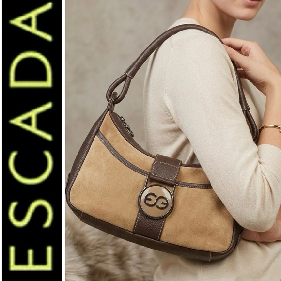 Escada Handbags - Escada Sport Leather Suede Bag